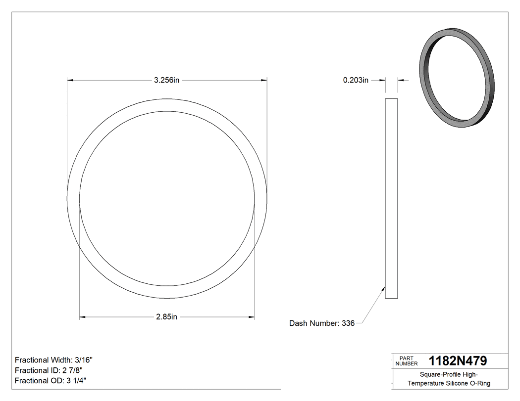 Technical drawing - 1182N479
